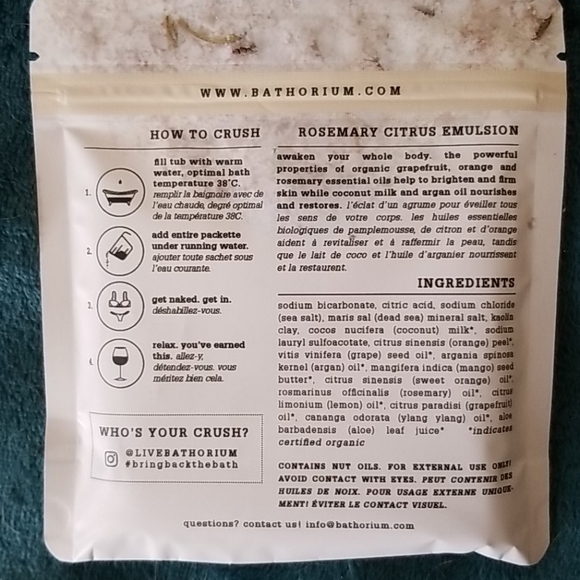 2 for 50 Bathorium Crush Bath Soak Set - Picture 6 of 6